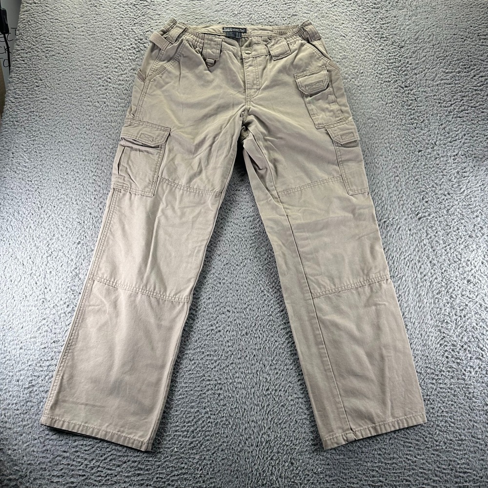 5.11 Tactical Pant Womens‎ 8 Brown Cotton Canvas Cargo Straight Workwear Utility